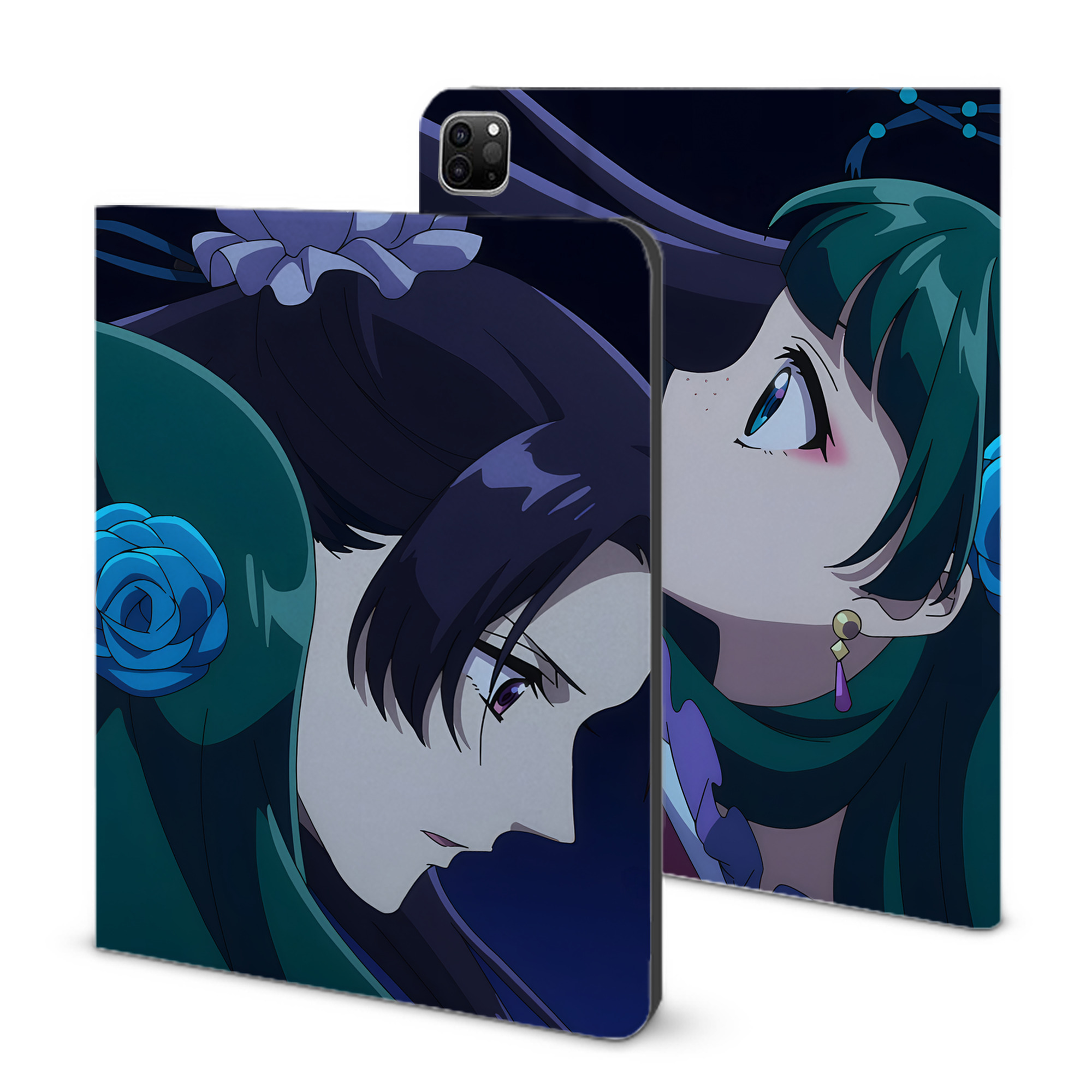 （画像用） 薬屋のひとりごと The Apothecary Diaries IPad ケース ブック型 PUレザー TPU 耐衝撃 軽量 薄型 ペン収納なし 全面保護 IPad 各モデル対応